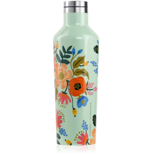 Canteen Rifle Paper 475 ml - Mint Lively Floral