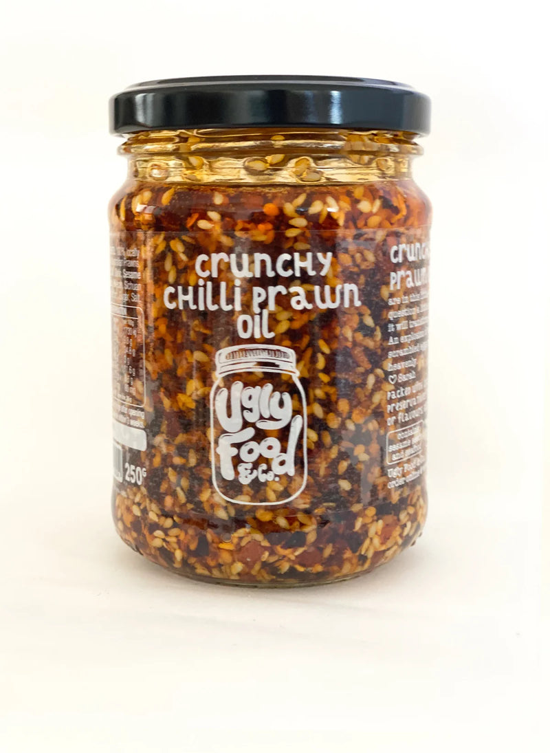 Ugly Food and Co Crunchy Chilli Prawn Oil 250ml