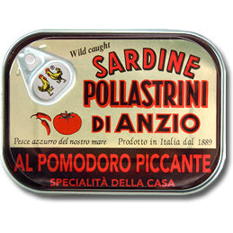 Pollastrini Sardines In Olive Oil W/ Tomato & Chilli