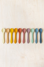 silicone spoon twin pack - heather
