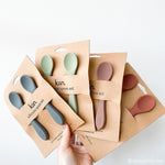 silicone spoon twin pack - heather