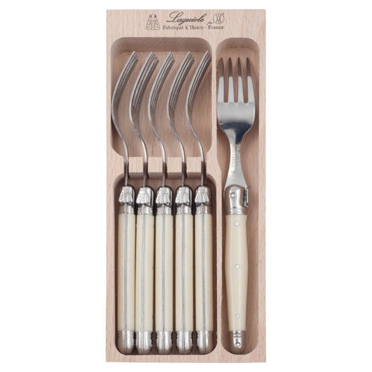 Debutant Table Forks Ivory Set/6