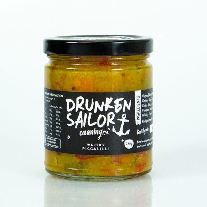 Drunken Sailor Whisky Piccalilli 260g