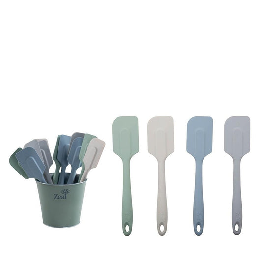 Classic Silicone Spatula Spoon 4 Asst Colours